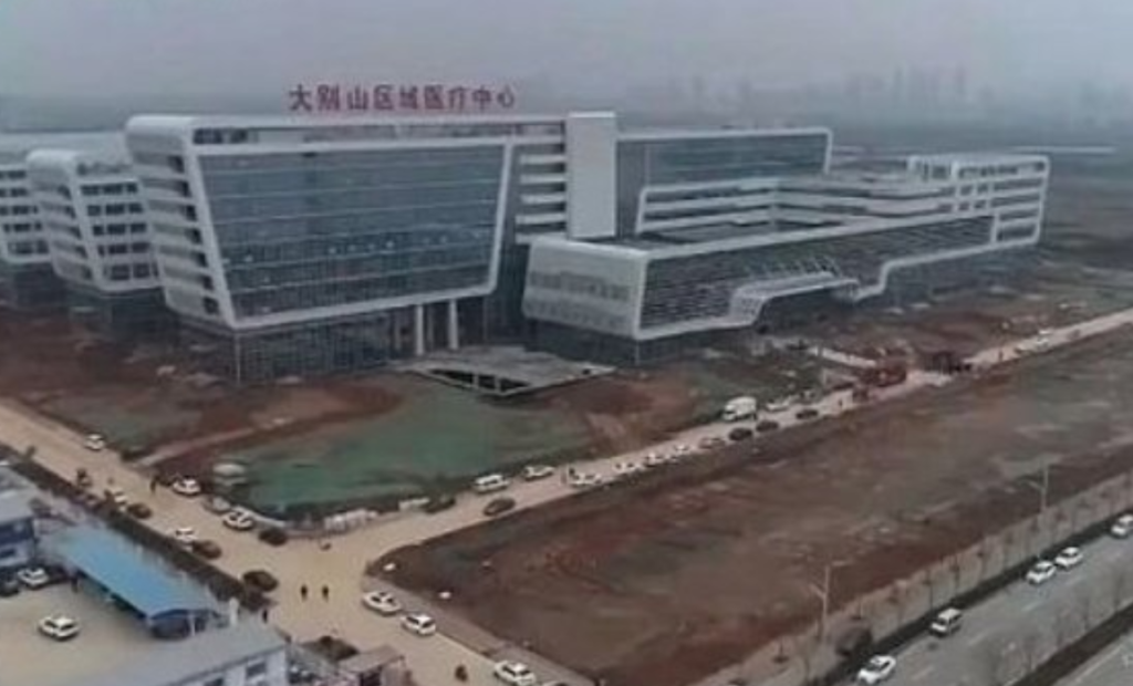 China builds coronavirus hospital in 48 hours