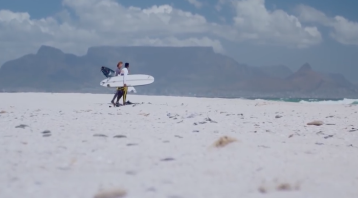 Siya Kolisi surfs it up in Cape Town