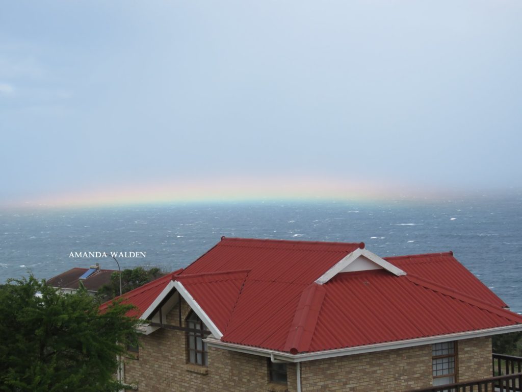 Unique 'flat rainbow' spotted in Mossel Bay
