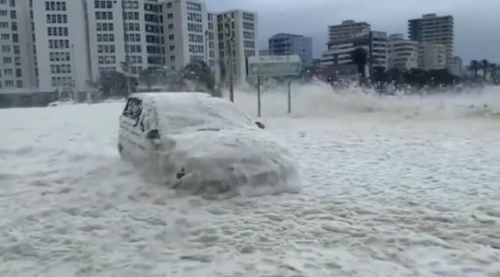 Storm leaves damage in its wake, intense cold front arrives