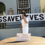 One million seats in the streets protest in Cape Town CBD