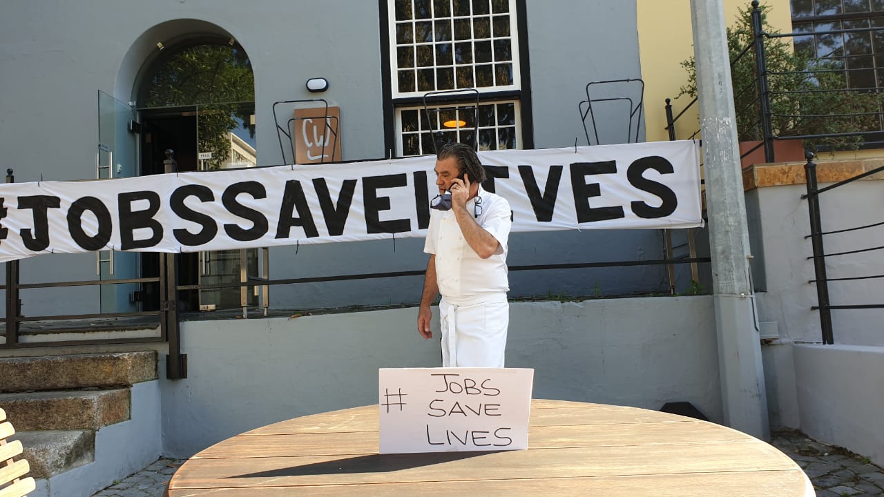 One million seats in the streets protest in Cape Town CBD