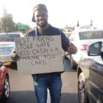 Blouberg jobseeker warms hearts with funny signs