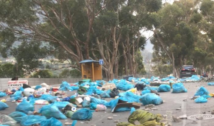 Hout Bay protests continue, residents warned of stoning