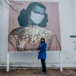 Masked murals in Stellenbosch encourage wearing of masks