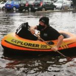 Cape Town man delivers pizza by paddle boat