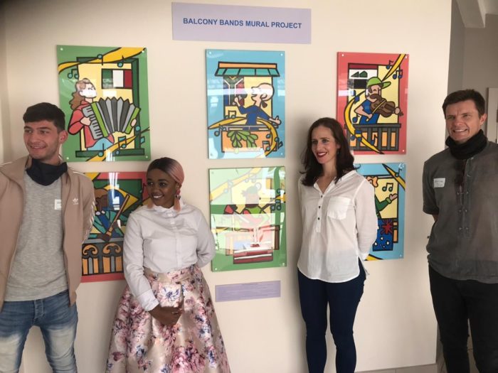 George Hospital unveils murals as part of international project