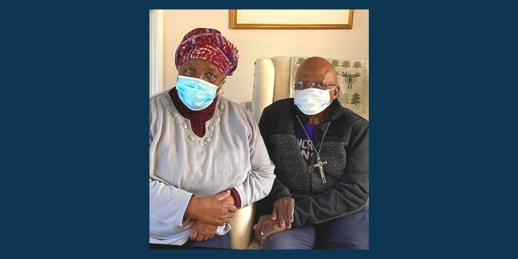 Desmond and Leah Tutu safe after fire in their home