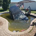 Woman allegedly knocks ex-husband's car into pool