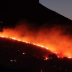 Table Mountain fire started by "vagrants"