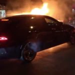 Mercedes Benz catches alight on Long Street