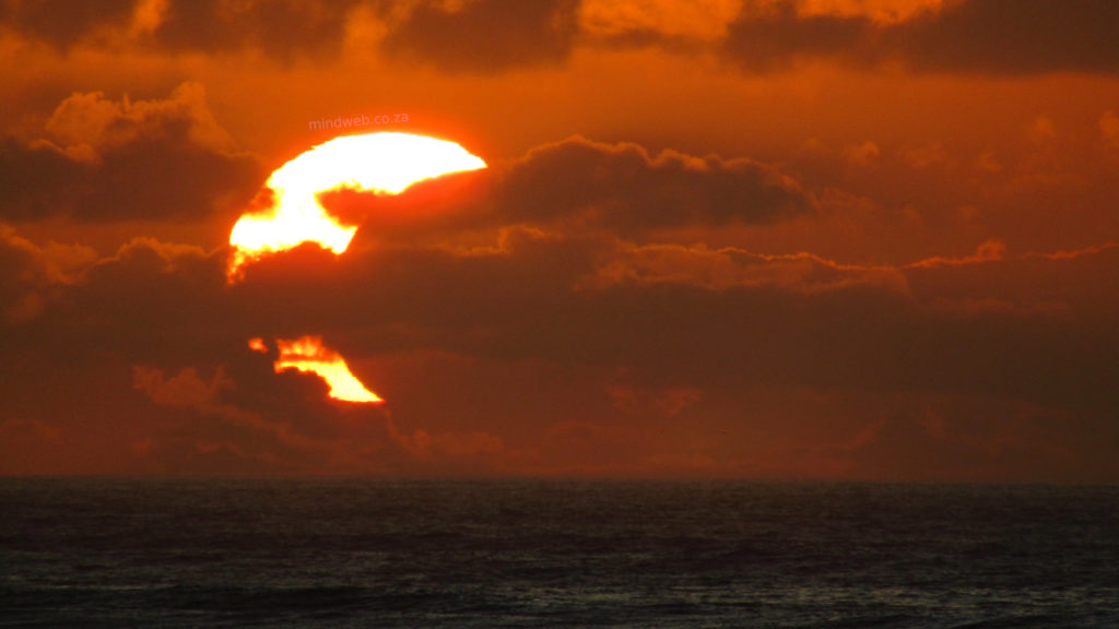 Partial solar eclipse lights up the sky in Cape Town