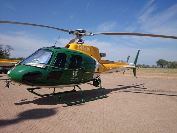 SANParks helicopter patrols Table Mountain National Park