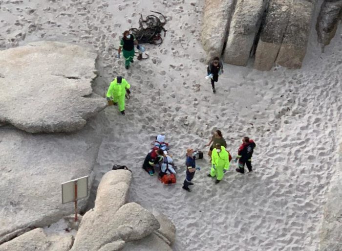 VIDEO: Paraglider crashes on Clifton 1st Beach