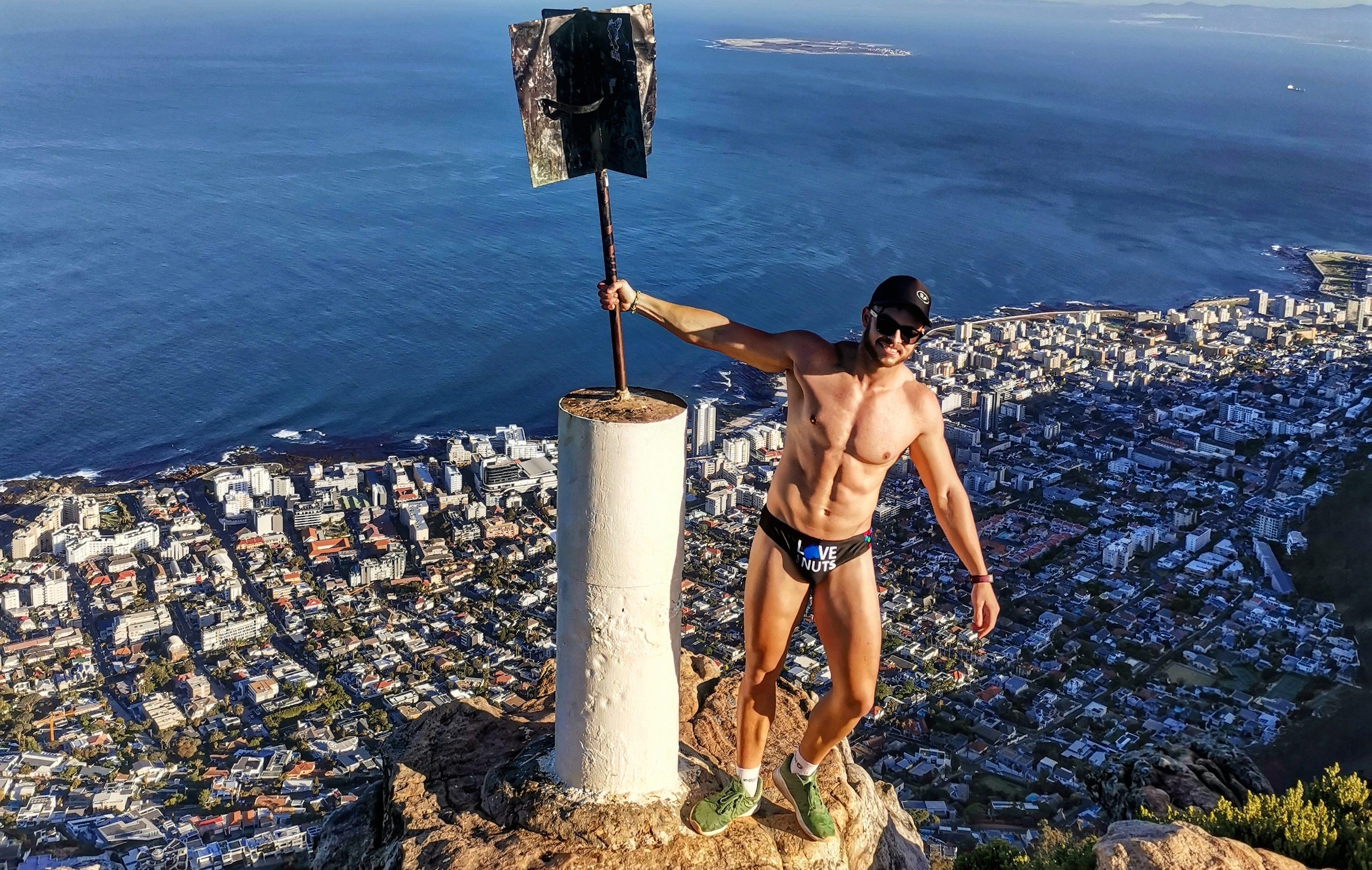 Capetonian summits Lion's Head in Speedo to raise funds for cancer