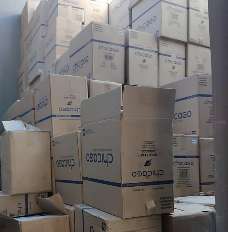 12 000 cartons of illegal cigarettes confiscated by police