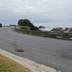 Sinkhole appears on Victoria Road