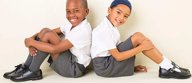 Use your spare change to help a child receive their school uniform