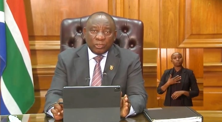 President Ramaphosa leaves SA under lockdown Level 3