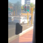 Metro Police clash with suspect after he drives through red light