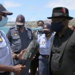 Bheki Cele patrols Mossel Bay beaches