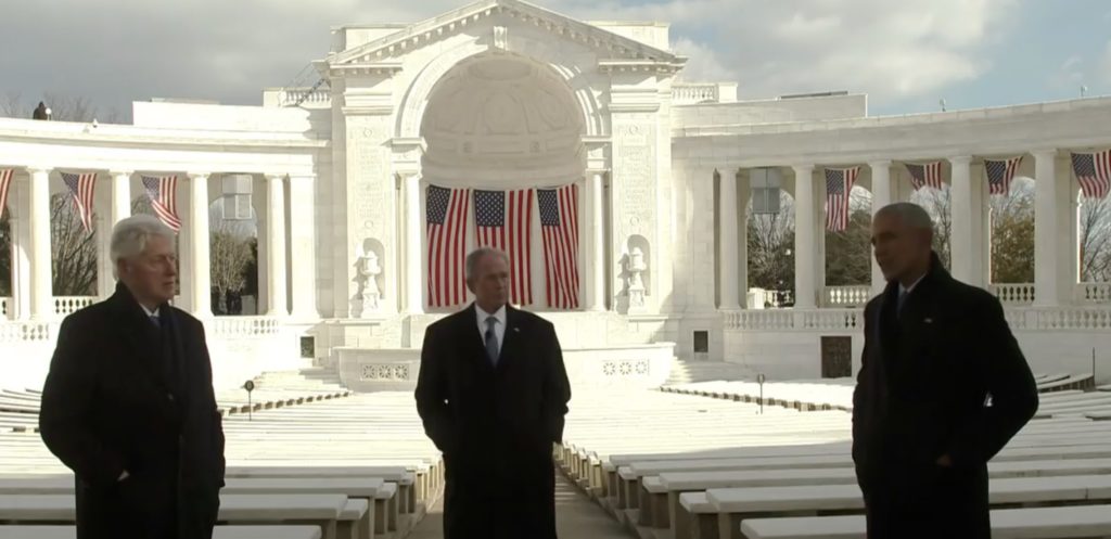 Three former US presidents reflect on Inauguration Day