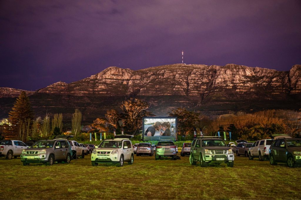 Drive-in movie locations in Cape Town