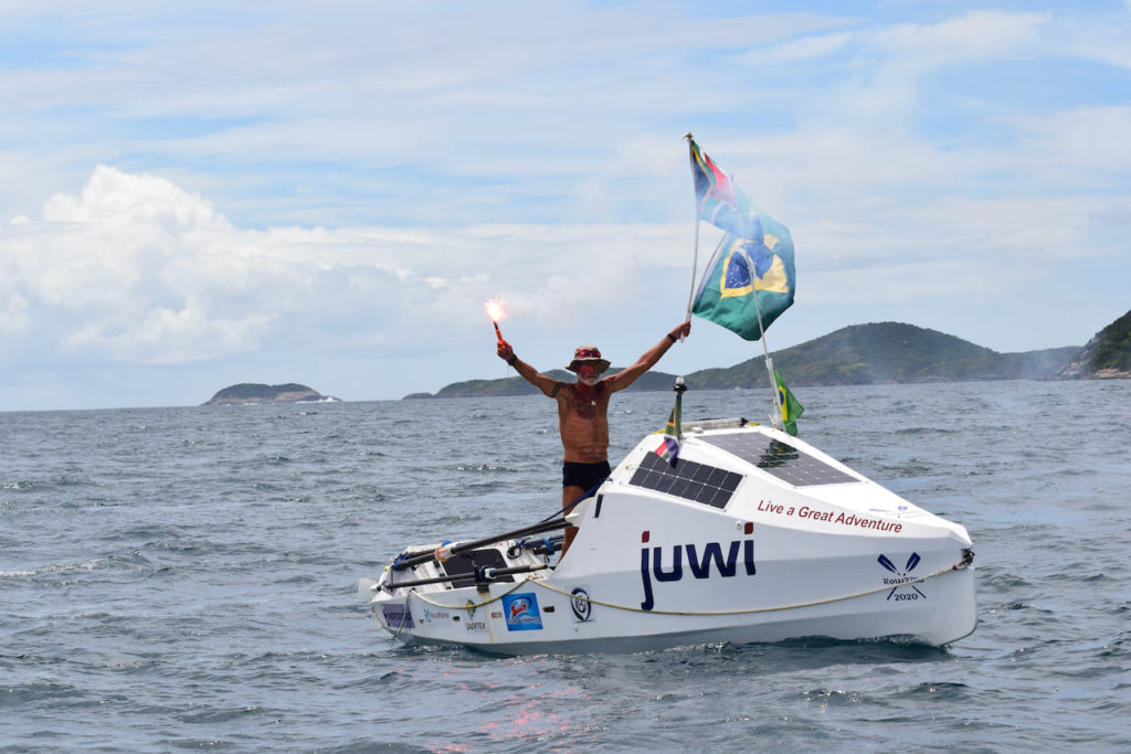 Zirk Botha completes Cape Town to Rio de Janeiro solo row