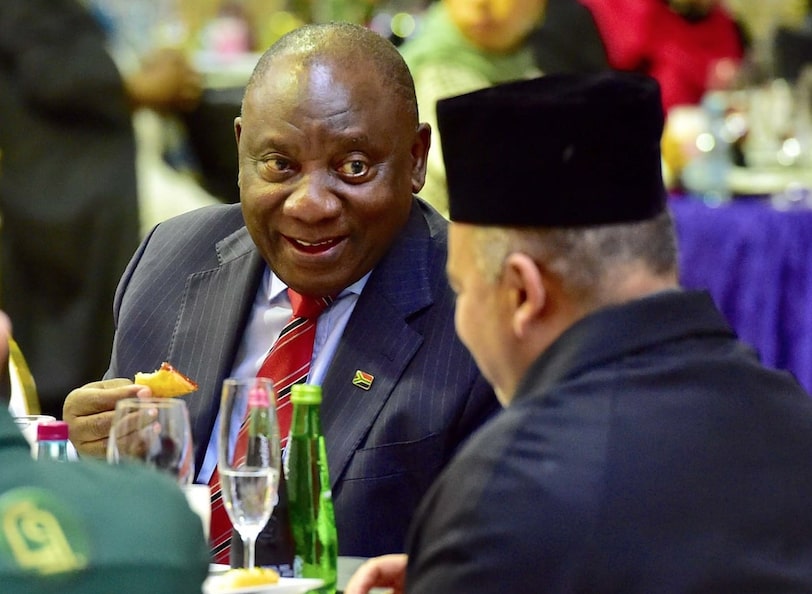 "We are with Palestine," says Ramaphosa