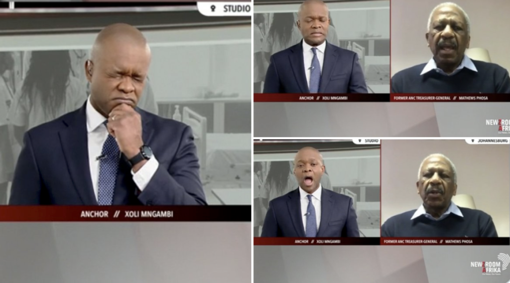 WATCH: Hilarious reactions to Matthews Phosa's F-bombs on live TV