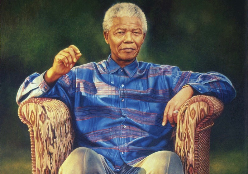 A never-before-seen portrait of Nelson Mandela revealed