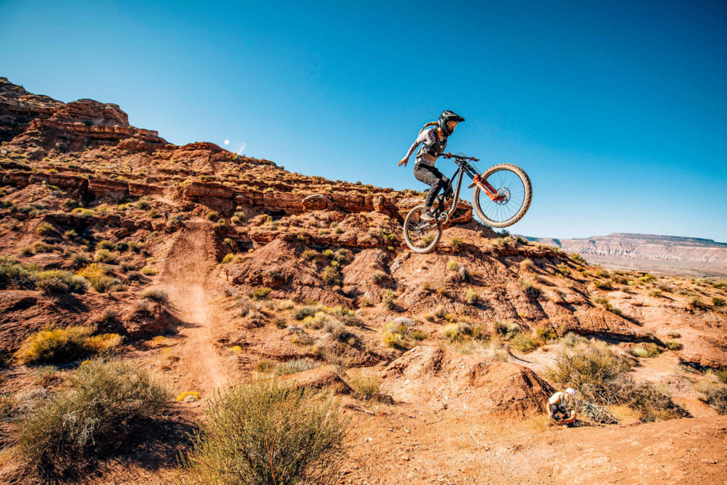 WATCH: Female mountain bikers tackling extreme stunts