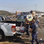 Local Businessman hydrates SAPS