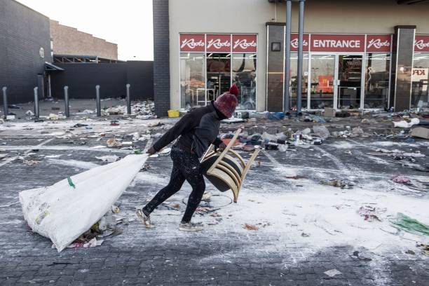 South Africa looting