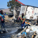 Mozambican lorries